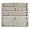 Stacked Stone Molds for Concrete