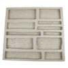 Stacked Stone Molds for Concrete