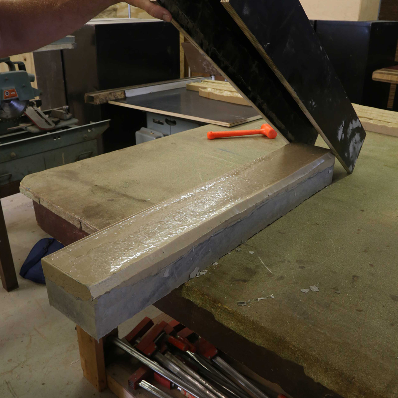 Concrete Step Form Liner