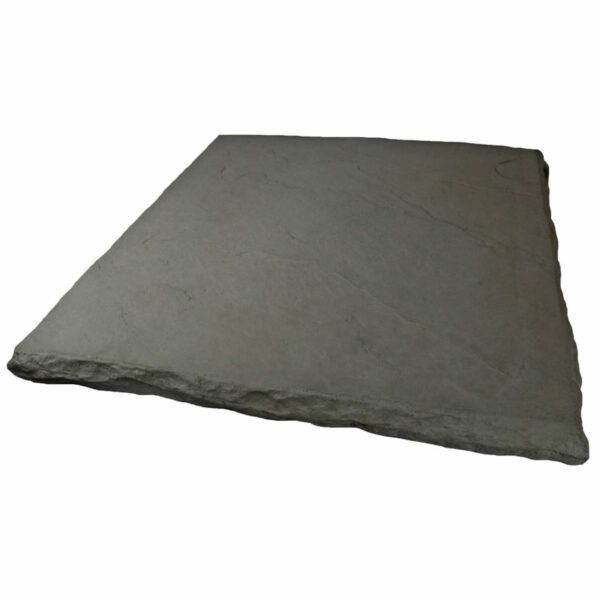 CHISELED STONE SERIES - 5' HEARTHSTONE (1 Piece w/Chiseled Face) - Grey