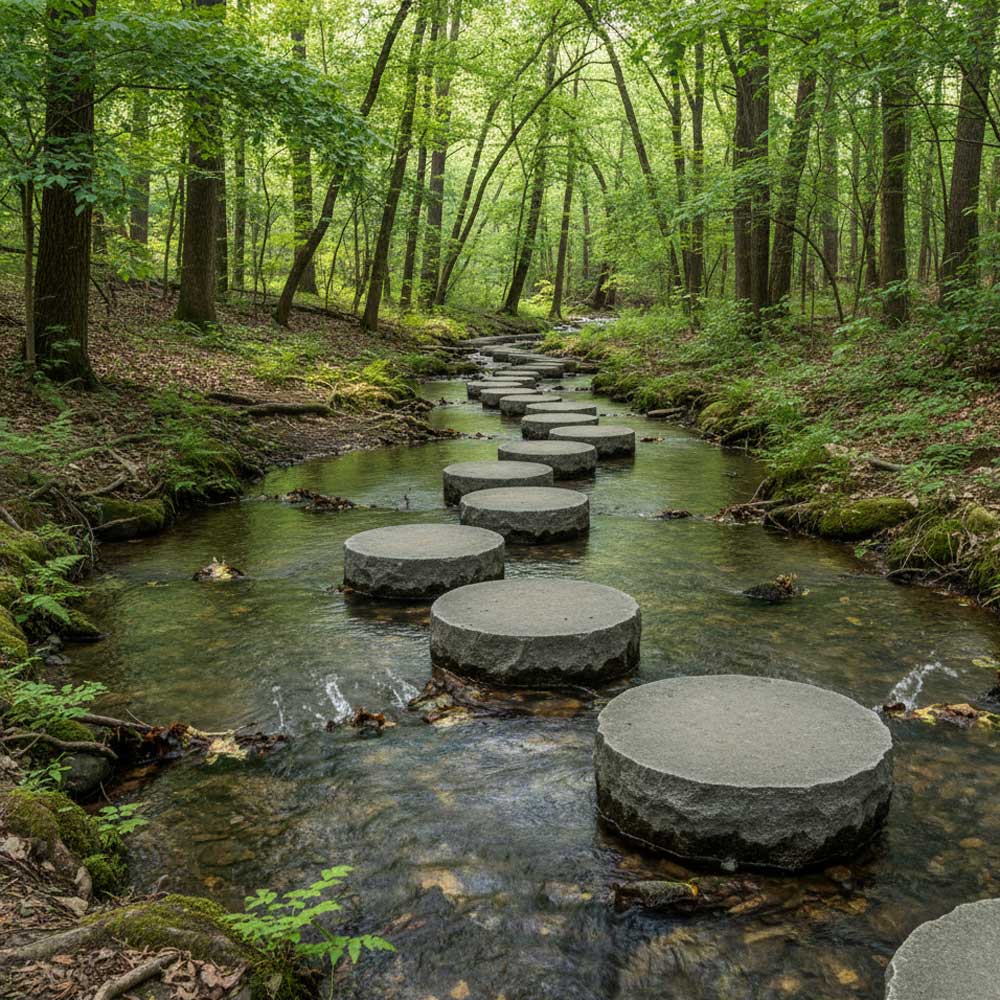 Stepping Stones for Water