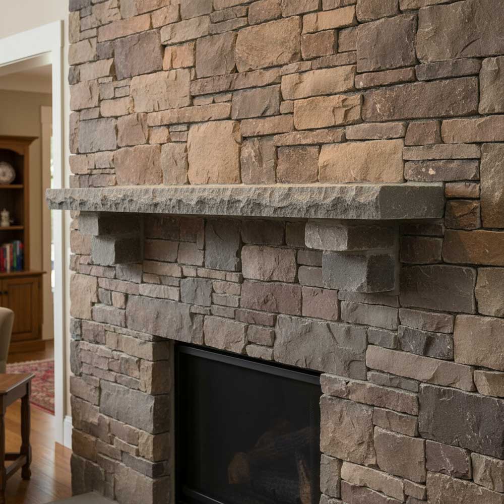 Concrete Mantel