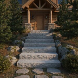 Stone Master Molds Rubber Molds for Concrete, Chiseled Edge Concrete Step Form Liner