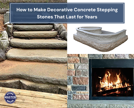 Decorative Concrete Stepping Stones